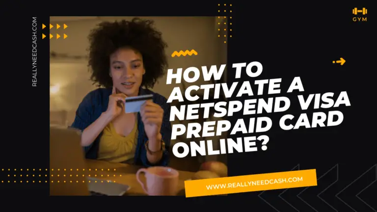 how to activate a NetSpend visa prepaid card ONLINE?