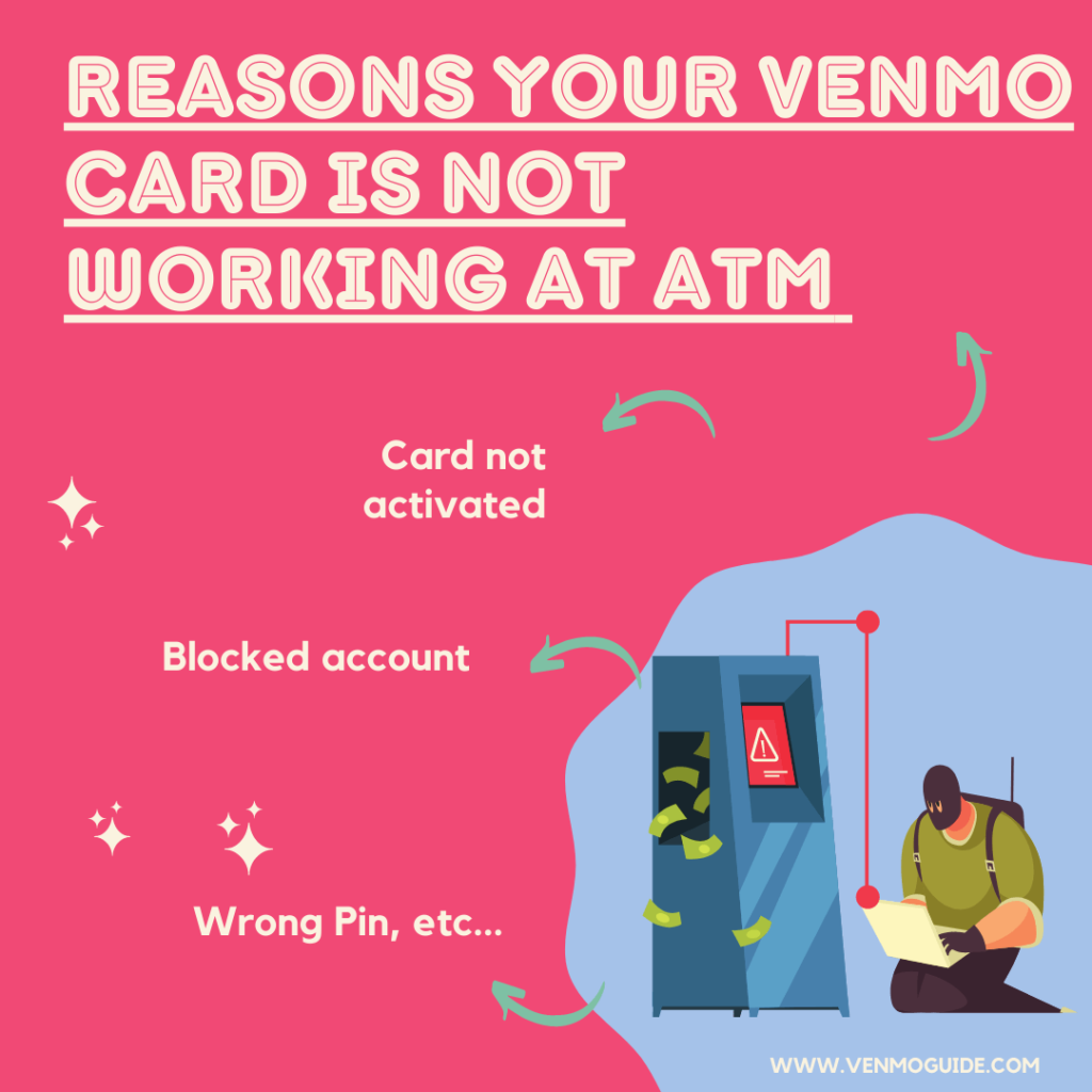Venmo Card is Not Working at ATM